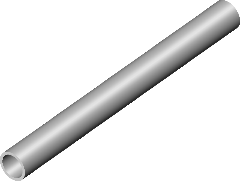 Aluminiumrohr bis 145cm Länge
